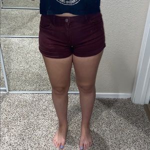 Burgundy H&M Shorts